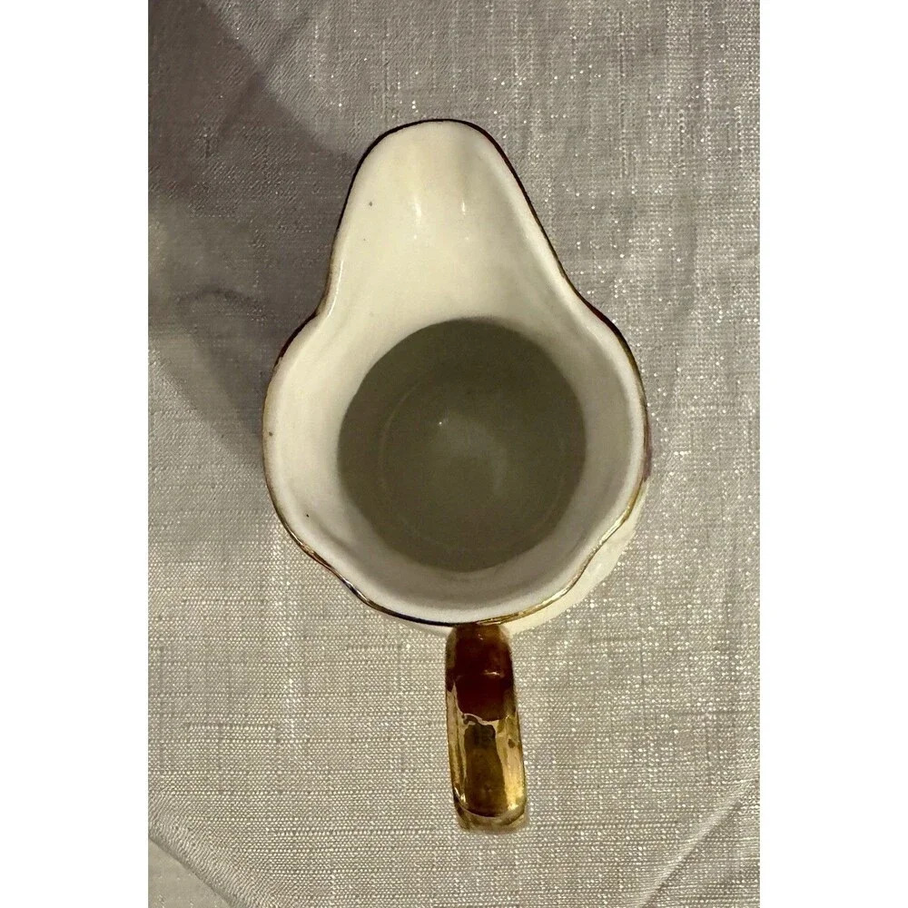 Vintage Sun Pottery China - Small Creamer Only~Hand Painted Floral - Japan